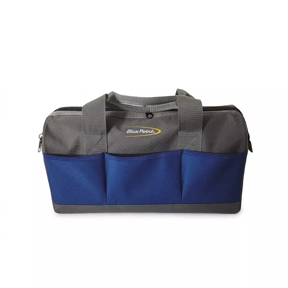 Blue-Point 17 inch (431.8 mm) Heavy Duty Tool Bag Blue & Grey Color and 15 Kg Load Capacity, BLPTBAG17