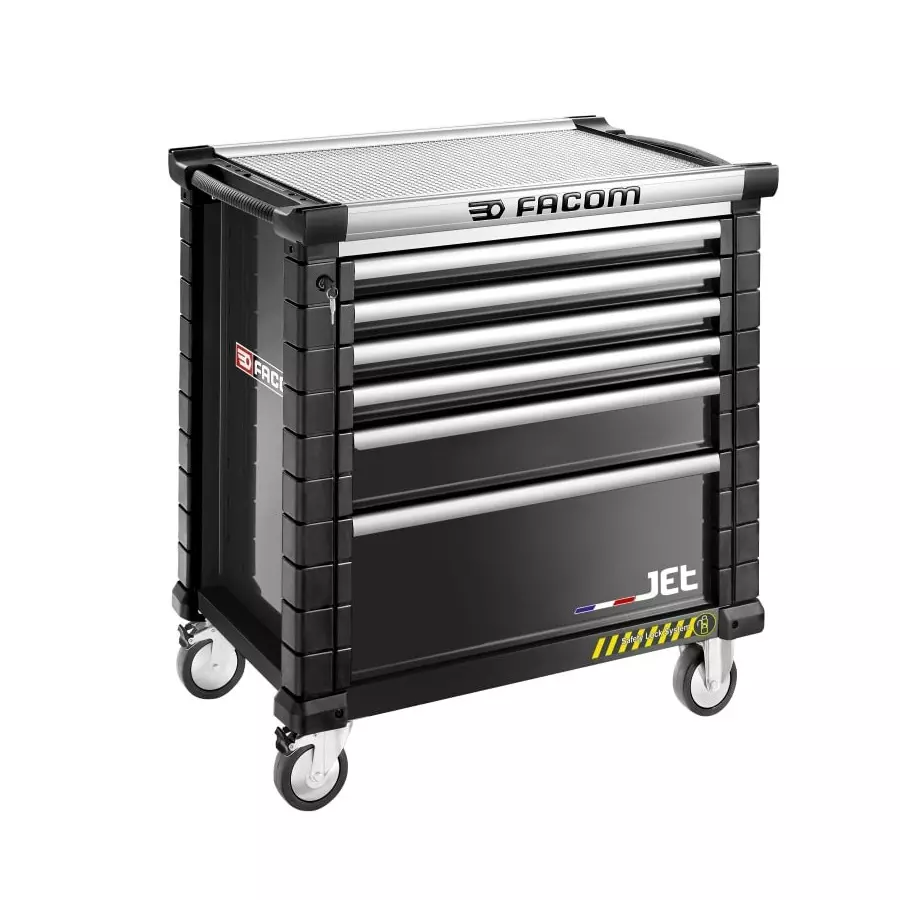 Facom 6 Drawer Wheeled Tool Chest, JET.6NM4ASPF