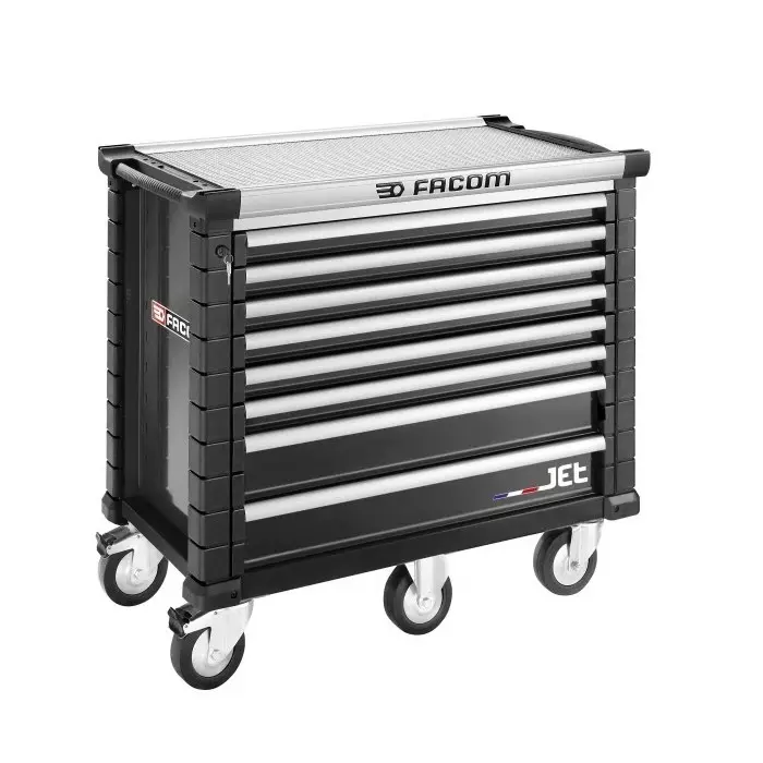 Facom 8 Drawer Wheeled Tool Chest, JET.8NM5APF