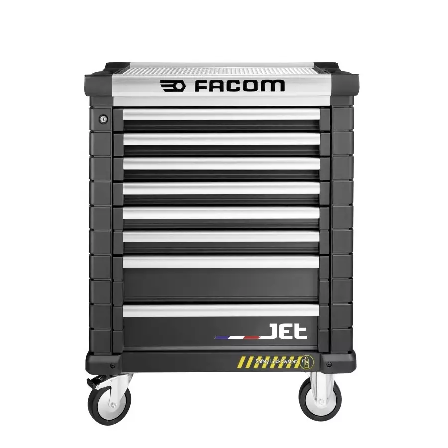 Facom 8 Drawer Wheeled Tool Chest, JET.8NM3ASPF