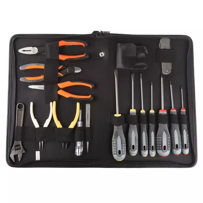 Bahco 17 Piece Electricians Tool Kit with Pouch, 9852