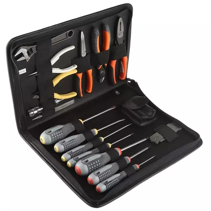 Bahco 17 Piece Electricians Tool Kit with Pouch, 9852
