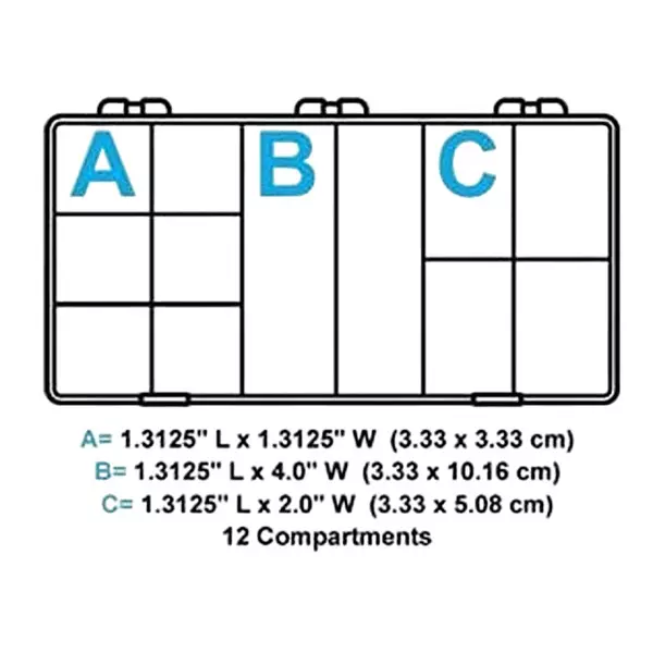 Flambeau Compartment Box Polypropylene (PP), T201
