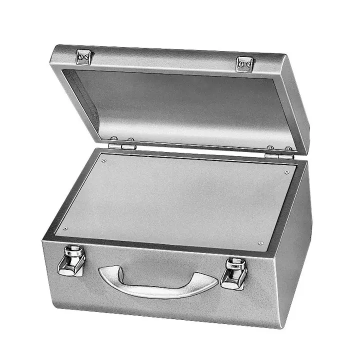 BUD INDUSTRIES Carrying Case Aluminum, TC-303-GT