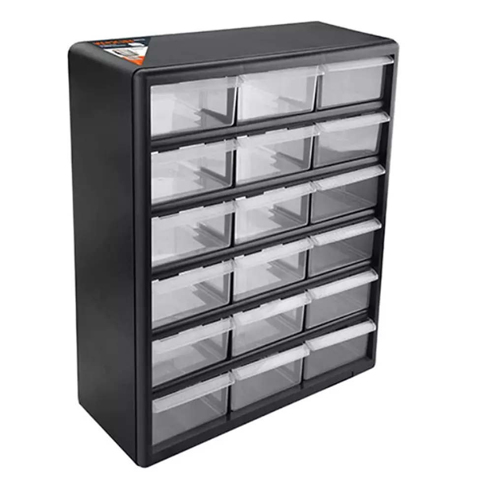 Kizer 18 Multi-Drawer Plastic Storage Cabinet With Drawers Dividers, KZ-146