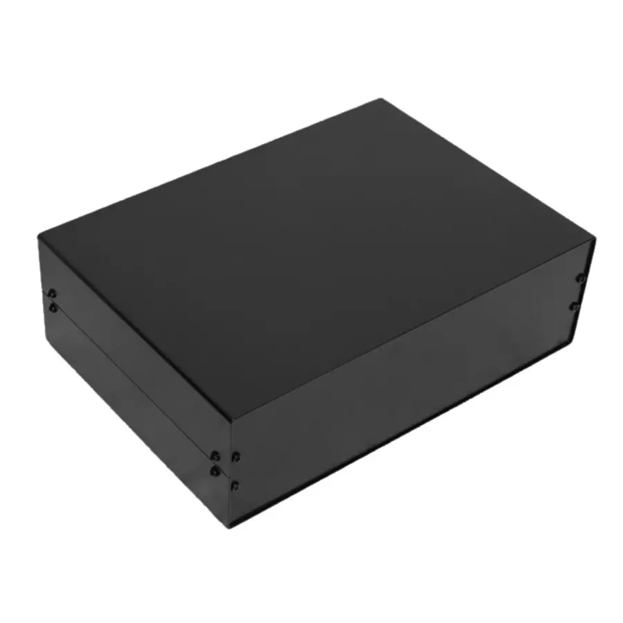 RS PRO Aluminium Case 250x350x110 mm Aluminium Black 1630 g ZR250 IP40, 2883190