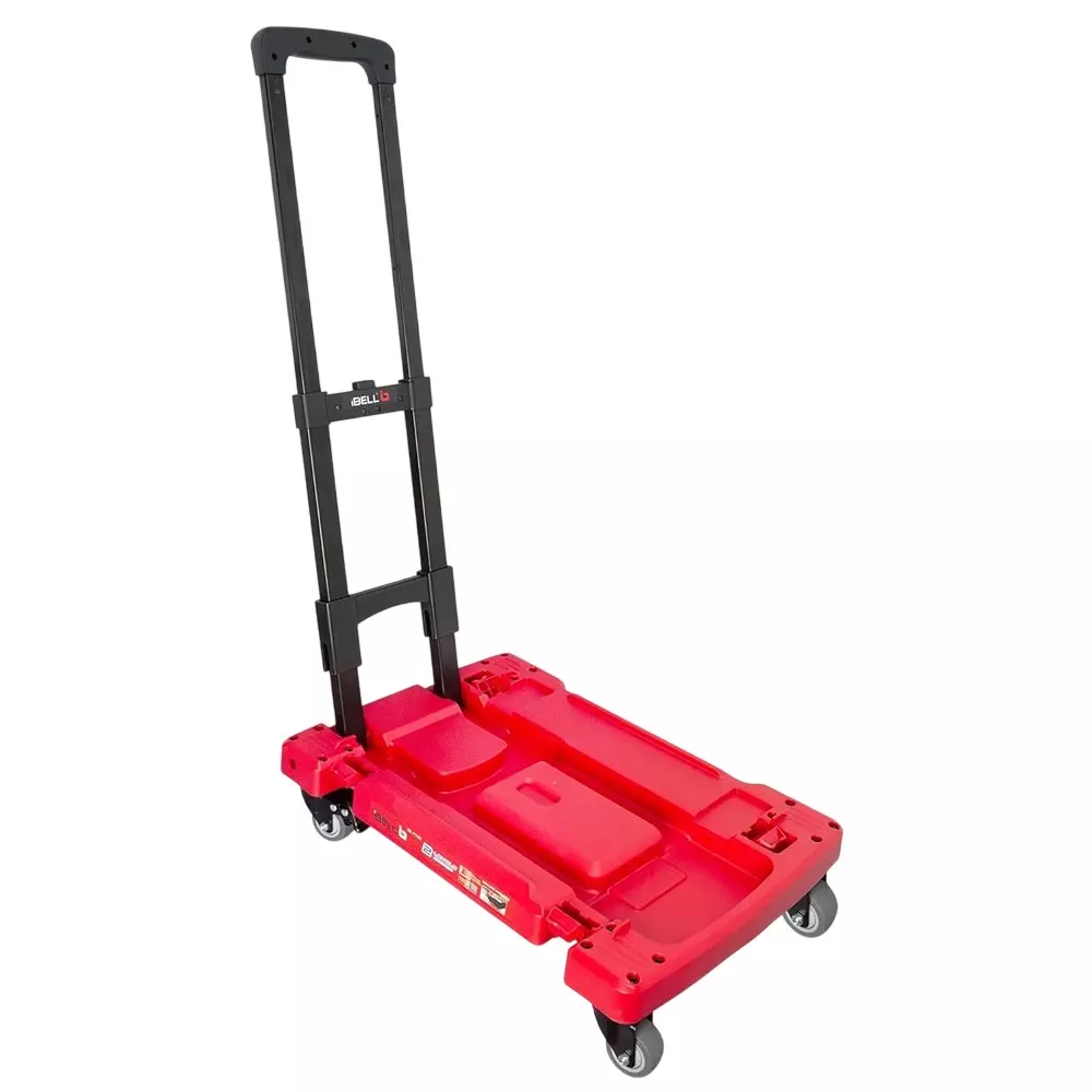 IBELL 2-in-1 Tool Box Cart Cum Mechanical Creeper Up to 100 Kg Load Capacity with 2-Level Adjustable Handle, FT100