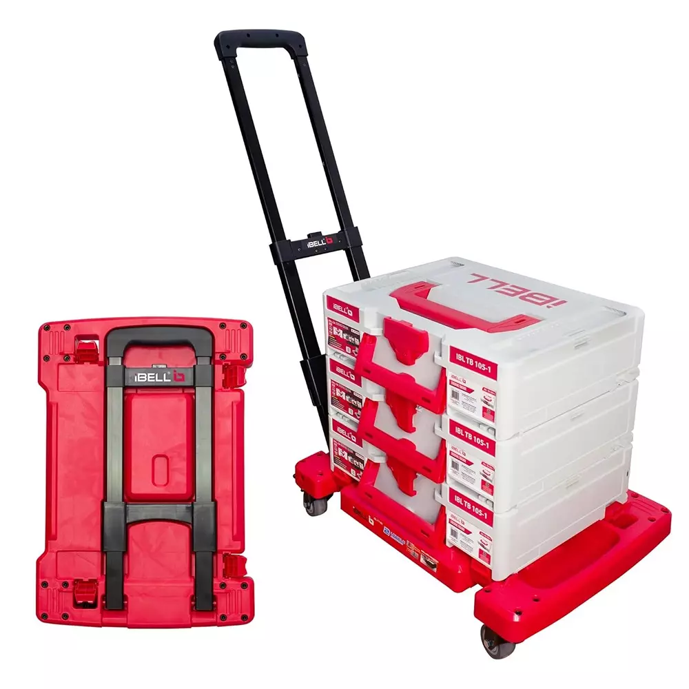 ibell-2-in-1-tool-box-cart-cum-mechanical-creeper-up-to-100-kg-load-capacity-with-2-level-adjustable-handle-ft100