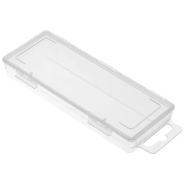 MULTICOMP PRO Boxes STORAGE BOX, 1 COMPARTMENT, TRANSPARENT, C2A