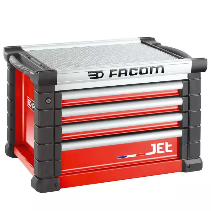 Facom 4 Drawer Aluminium Tool Chest, JET.C4M3A