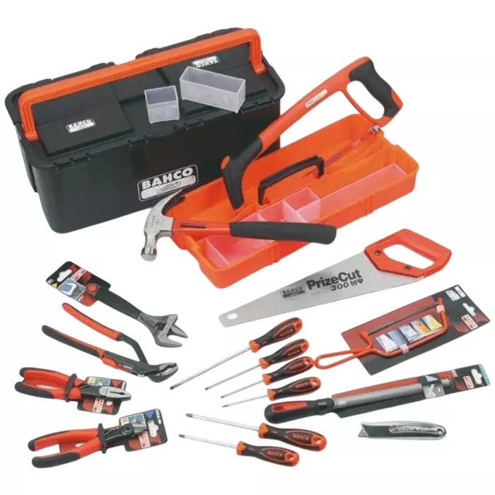 Bahco 16 Piece Engineers Tool Kit with Box, 4740