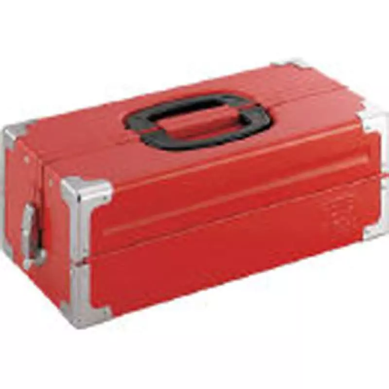 TONE Tool Case (Metal) V-Type 2-Stage Red 433x160x220 mm, BX322S