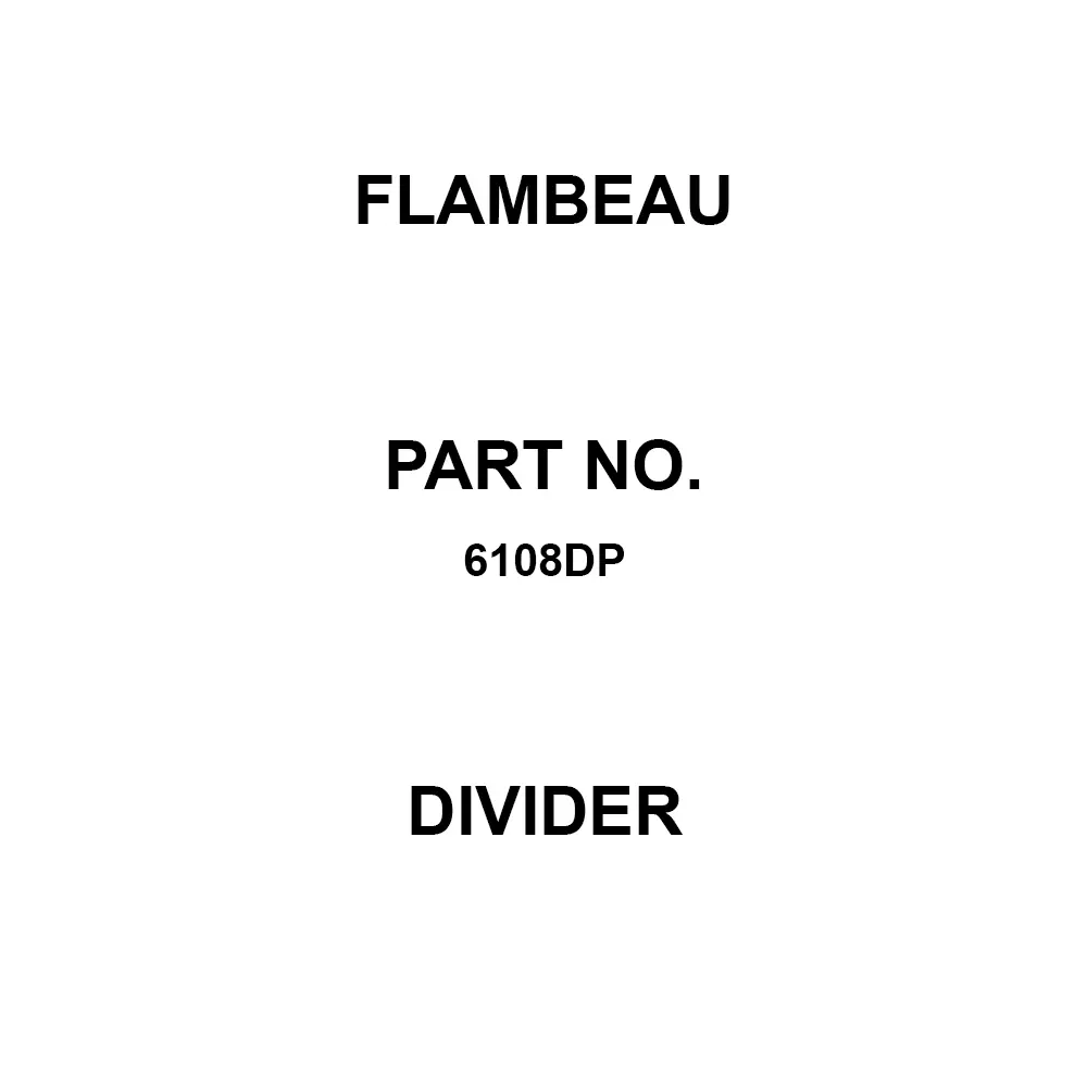 Flambeau Divider Divider, 6108DP