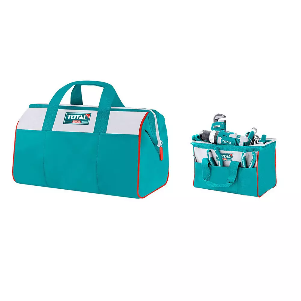 Total Tools Bag 41x29x21 cm 14 Pockets 15 Kg Load Capacity, THT261625