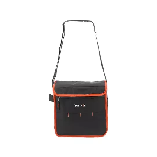 Yato Tool Bag Made of OXFORD 600D Polyester 310x130x310 mm Size in Black & Orange Color, YT-74333
