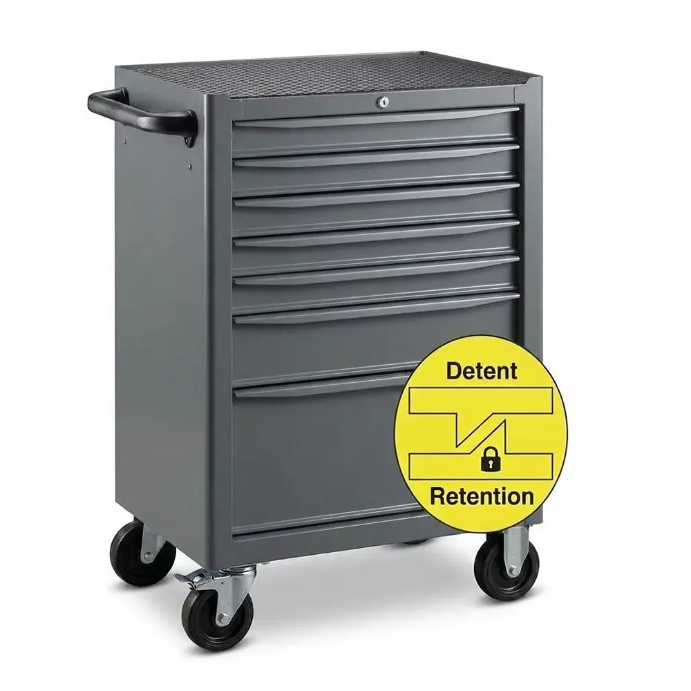blue-point-26-inch-6604-mm-size-roller-cabinet-volkswagen-grey-color-with-7-drawers-and-pe-powder-painted-texture-finish-steel-plate-body-krb13007inprg