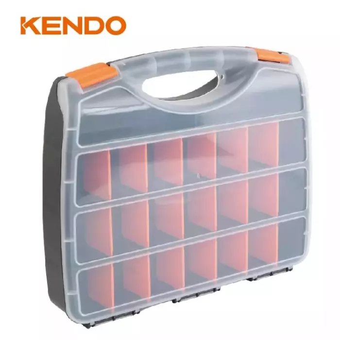 kendo-38-cm-21-compartments-load-bearing-transparent-organizer-for-pantry-90223