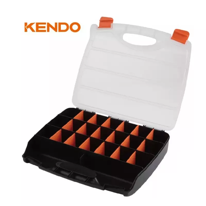 kendo-38-cm-21-compartments-load-bearing-transparent-organizer-for-pantry-90223