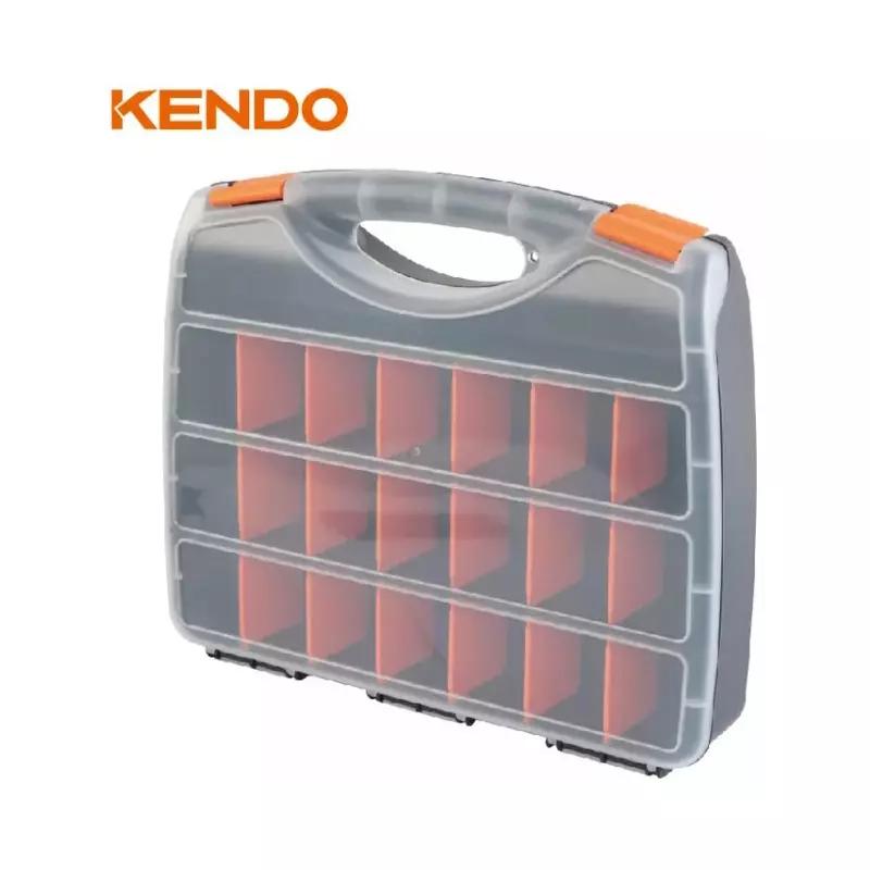 kendo-38-cm-21-compartments-load-bearing-transparent-organizer-for-pantry-90223