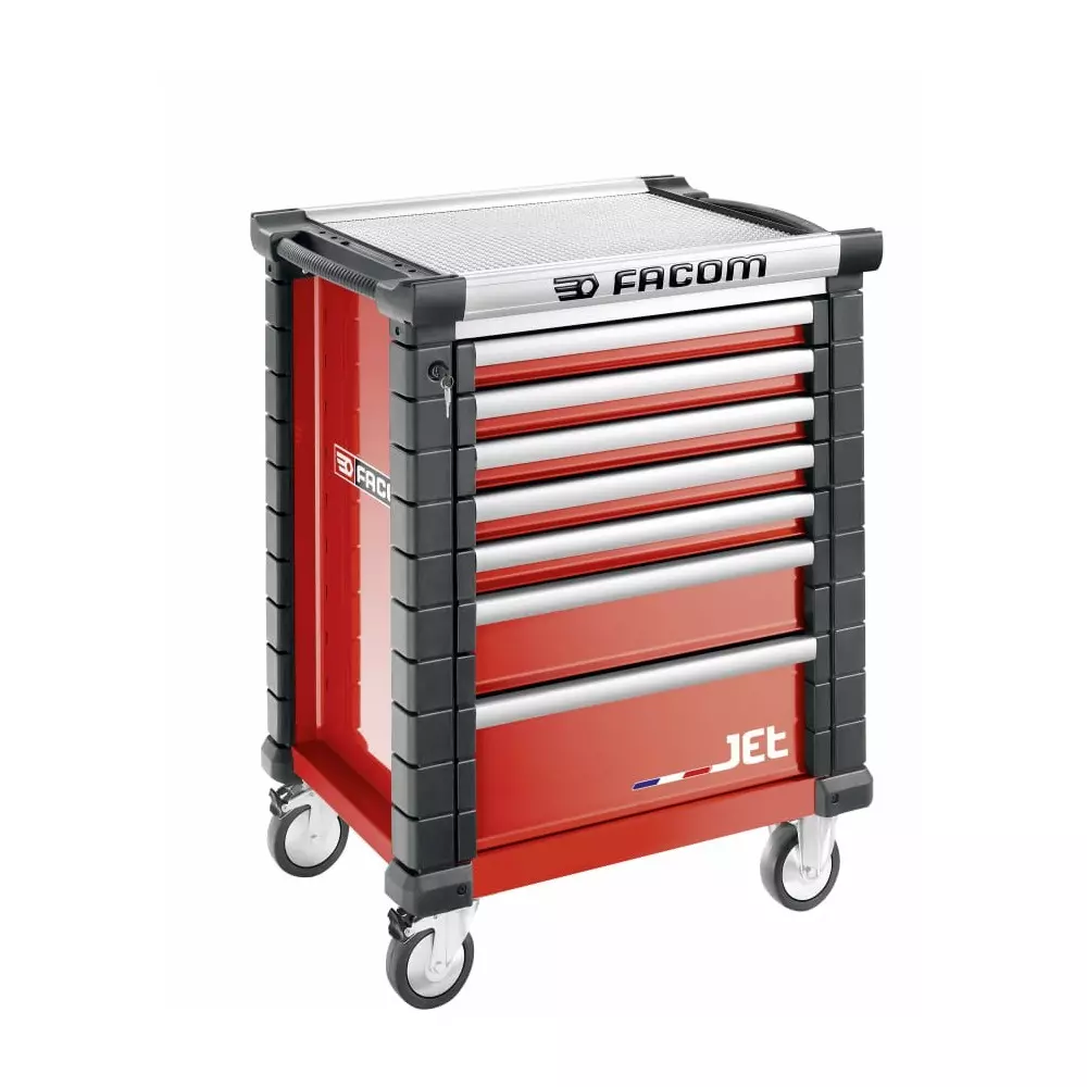 Facom 7 Drawer Wheeled Tool Chest, JET.7M3APF