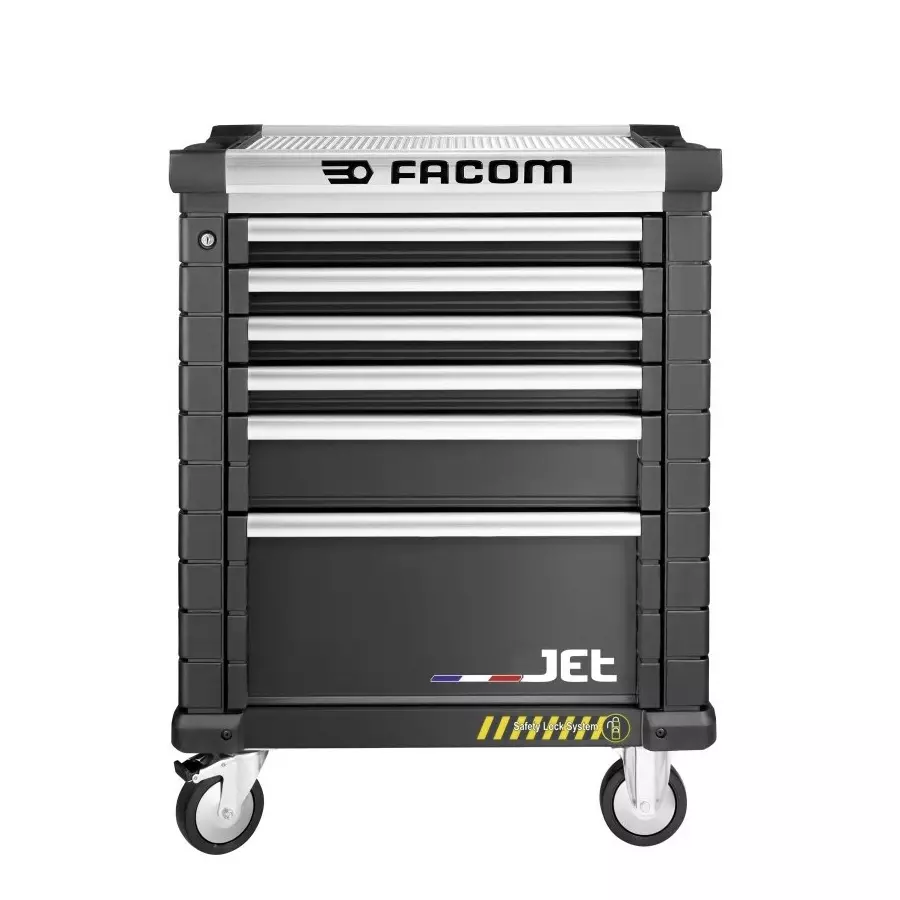 Facom 6 Drawer Wheeled Tool Chest, JET.6NM3ASPF