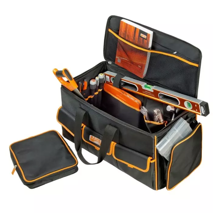 Bahco Polyester Wheeled Bag with Shoulder Strap 400 mm x 660 mm x 300 mm, 4750FB2W-24A