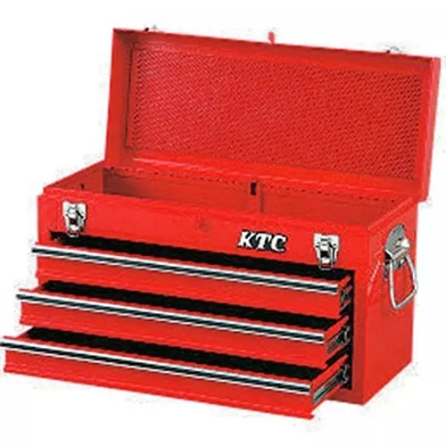 Ktc Tool Chest 3-Drawer Solid Black 520x215x300 mm, SKX0213BK