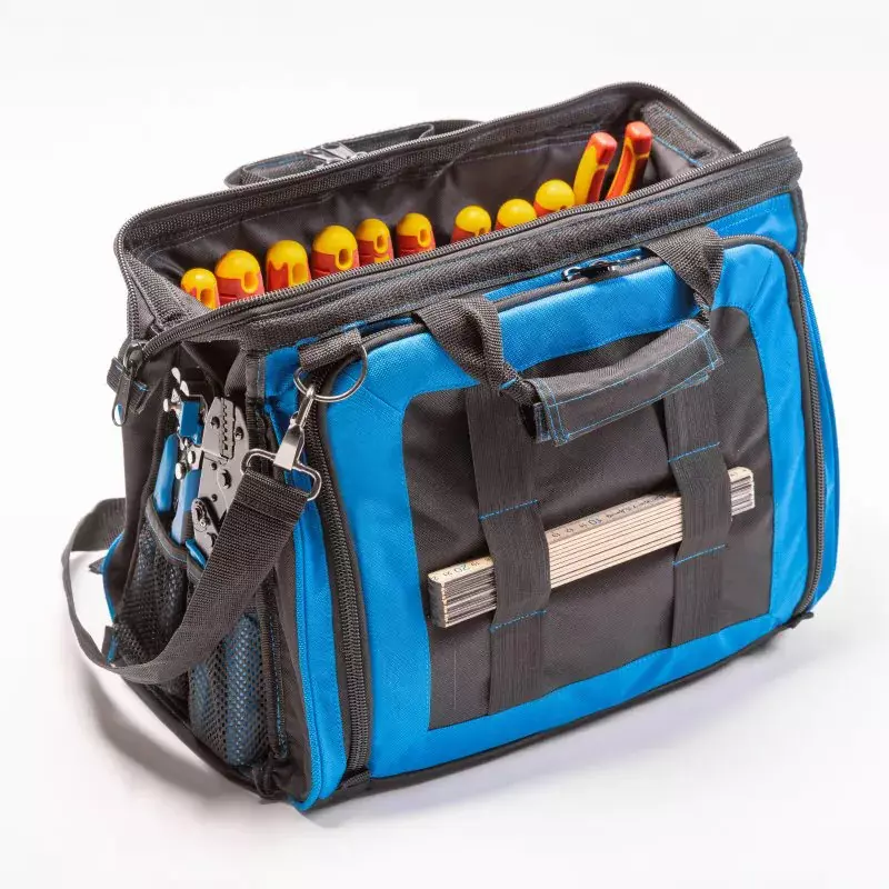 hogert-technik-heavy-duty-electrician-bag-made-of-600d-polyester-in-black-and-blue-color-43x20x37-cm-ht7g200