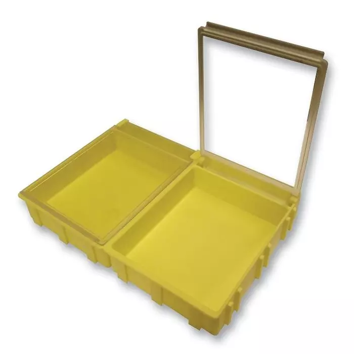 LICEFA Box, Smd, 16X12X15Mm, B=Yel, L=Transp, SMD-BOX N1-2-3-4-1