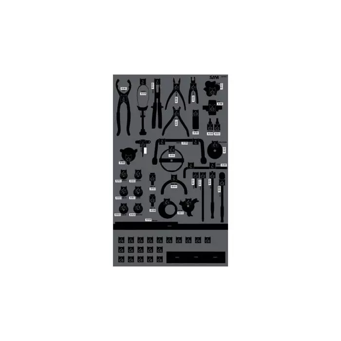 Sam Tool Panel Wall Mount Panel, PAN-VID1-N
