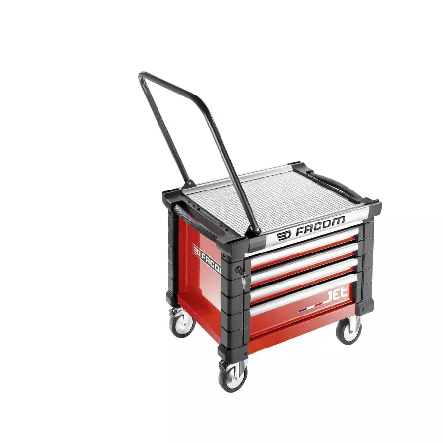 Facom 4 Drawer Wheeled Tool Chest, JET.CR4M3APF
