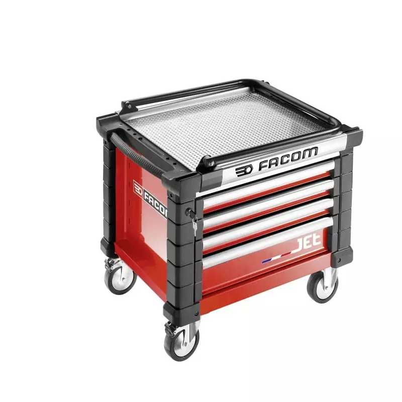 Facom 4 Drawer Wheeled Tool Chest, JET.CR4M3APF