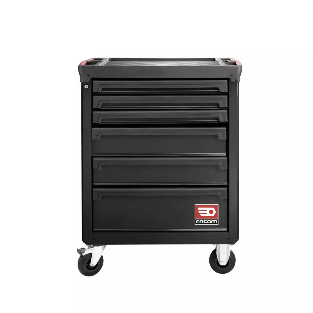 Facom 6 Drawer Wheeled Tool Chest, ROLL.6NM3APF
