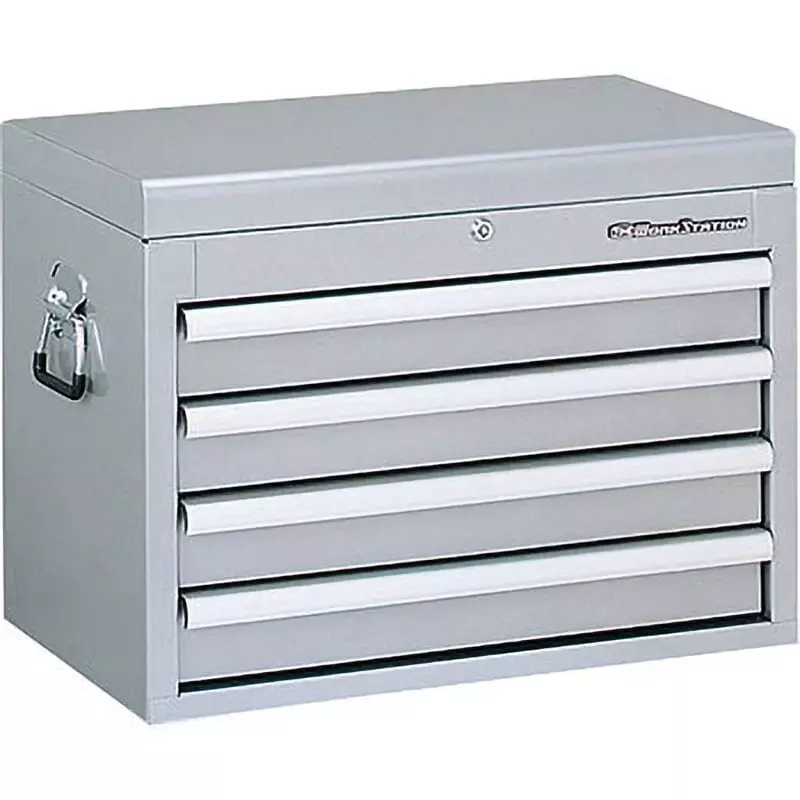 TONE Top Chest Steel Silver 569 x 371 x 82 Inner Dimension, WS114S