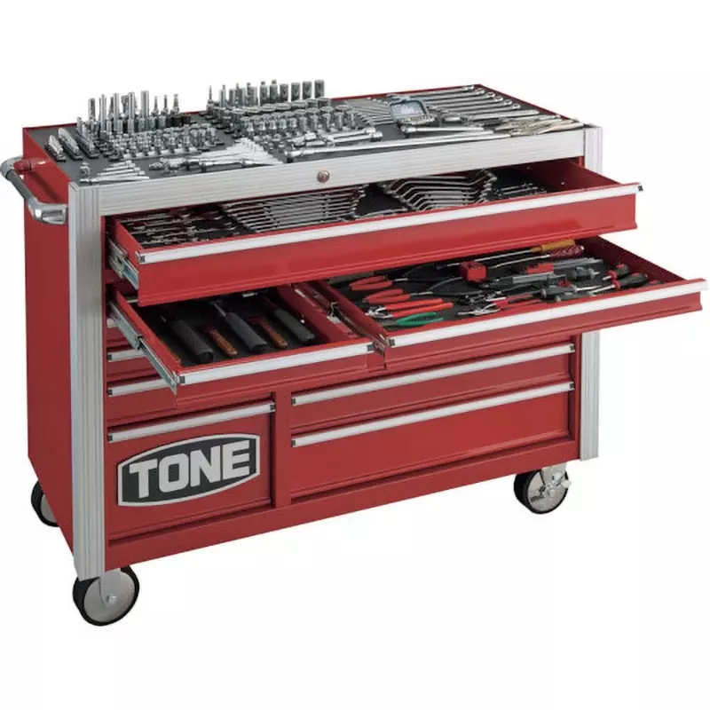 TONE Heavy Roller Cabinet Set 6.35 - 9.5 - 12.7 mm Square Drive, TCX990WT
