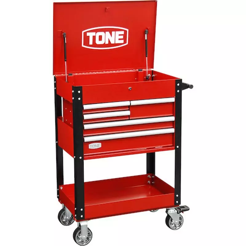TONE Tool Cabin 775x515x1100 mm and 127 mm Caster Dia., TC1951R