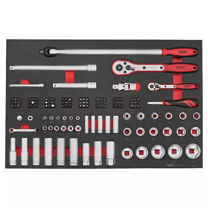 Teng Tools 7 drawersMetal Tool Box, 670 x 460 x 960 mm, TC mmE179