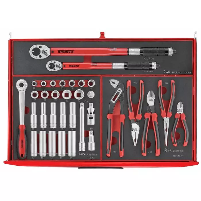 Teng Tools 10 Drawers Metal Tool Box, TCE mm249N