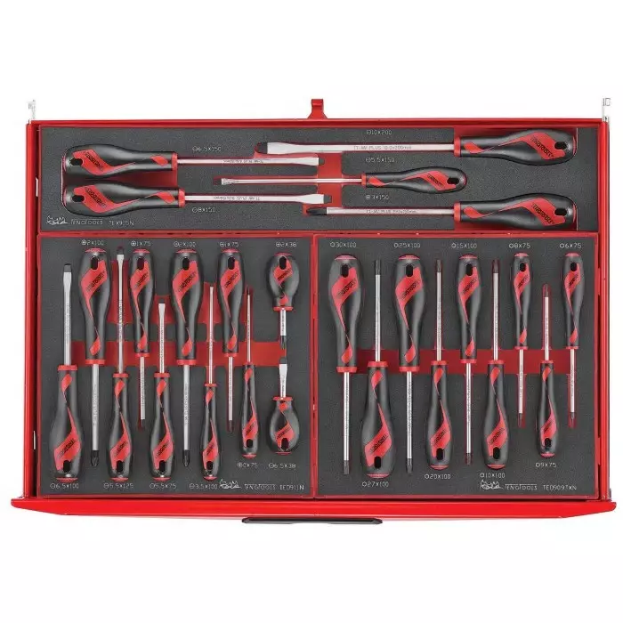 Teng Tools 10 Drawers Metal Tool Box, TCE mm249N