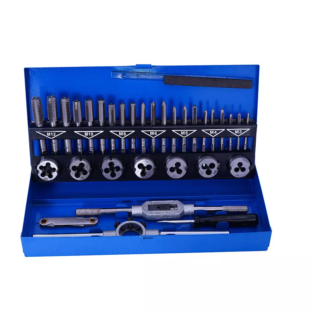 Buy PowerHouse (M3M12) 32 Pcs Carbon Steel Metric Tap and Die Set