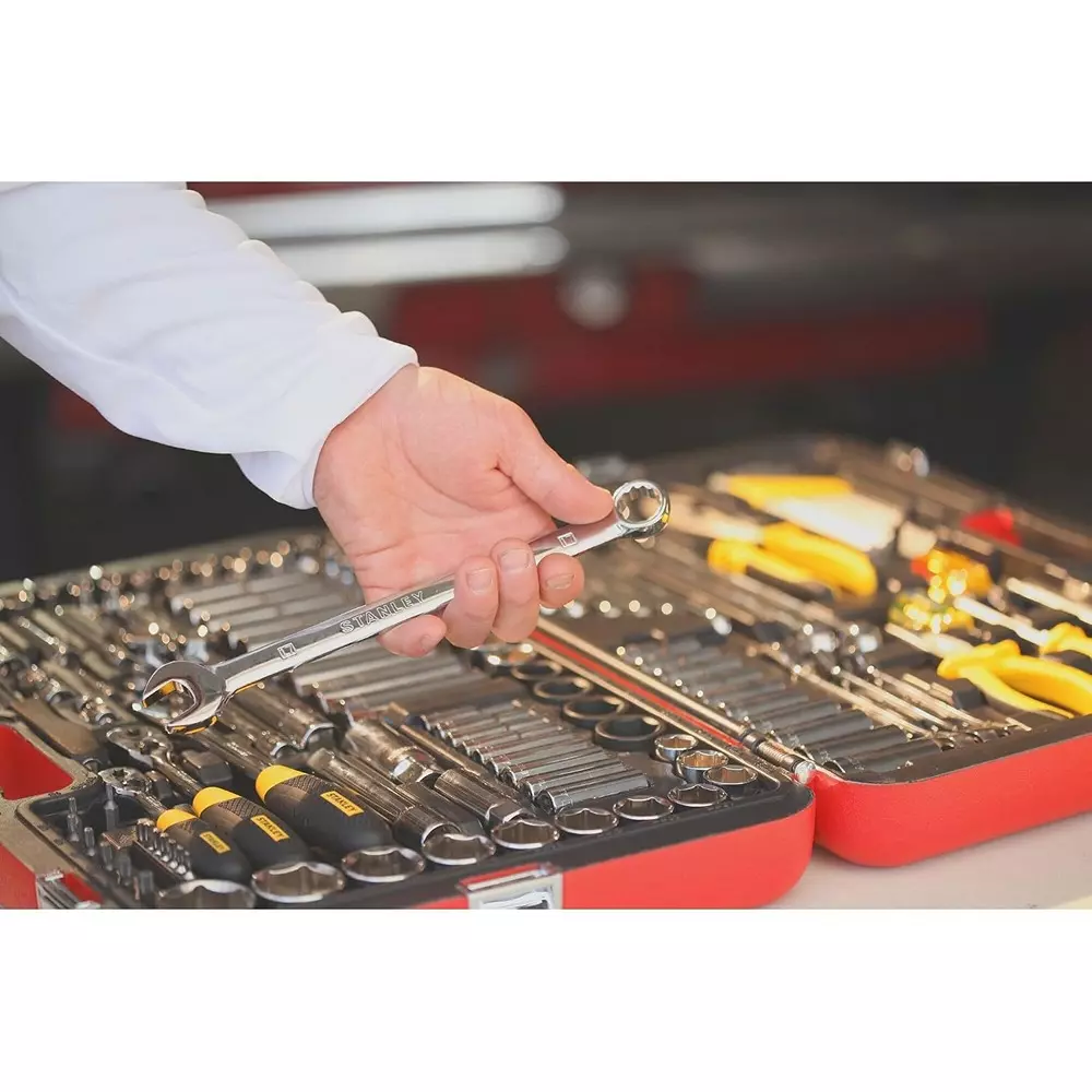 stanley-150-pcs-racing-mech-hand-tool-kit-chrome-vanadium-steel-body-and-12-inch-127-mm-14-inch-635-mm-38-inch-95-mm-hex-drive-r99-150la
