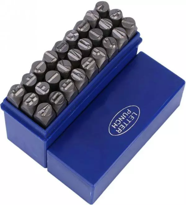 Sagar Tools 3/16 Inch Heavy Duty Letter Punching Set