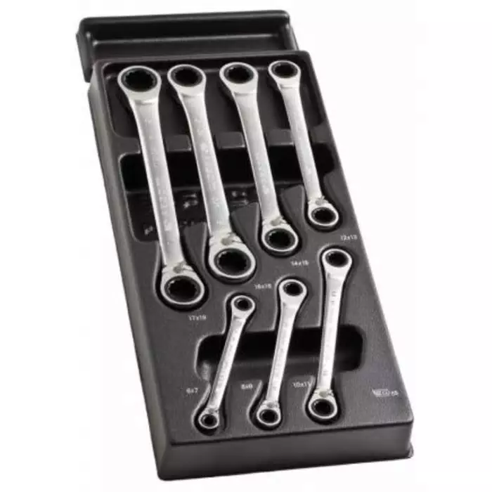 Facom Series 13-Piece Combination Ratchet Spanner Set, 6 - 19 mm, MODM.65J7