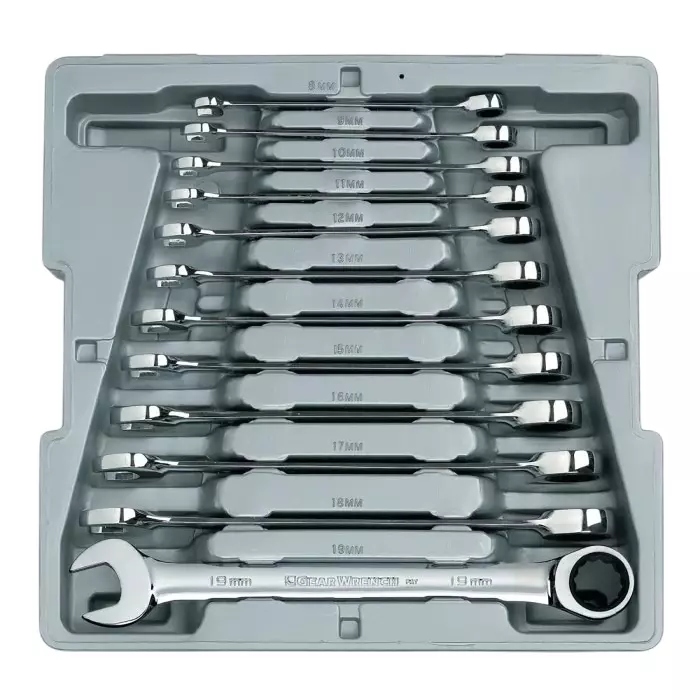 GEARWRENCH 12-Piece Spanner Set 8-19 mm, 9412