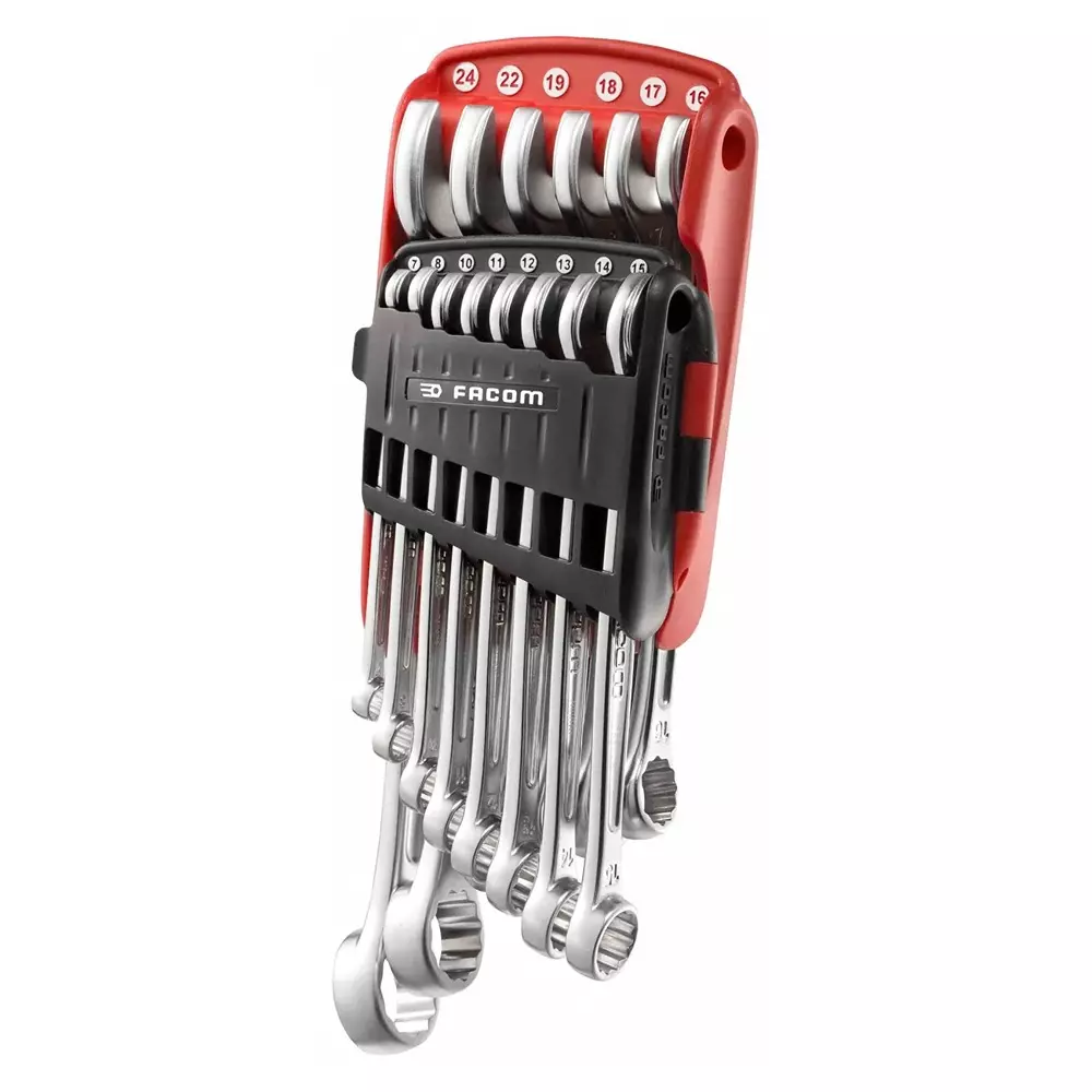 Facom 440.JP Series 14-Piece Spanner Set, 7 - 19 mm, 440.JP14
