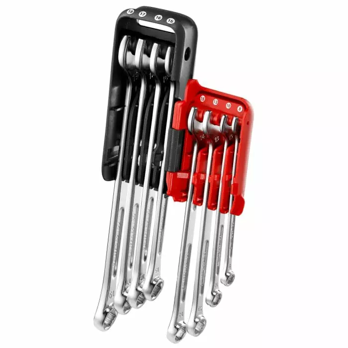 Facom OGV GRIP Series 8-Piece Combination Spanner Set, 8 - 19 mm, 441.JP8GRPPB