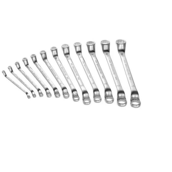 Facom 55A.JD Series 12-Piece Ring Spanner Set, 6 x 7 - 27 x 32 mm, 55A.JD12A