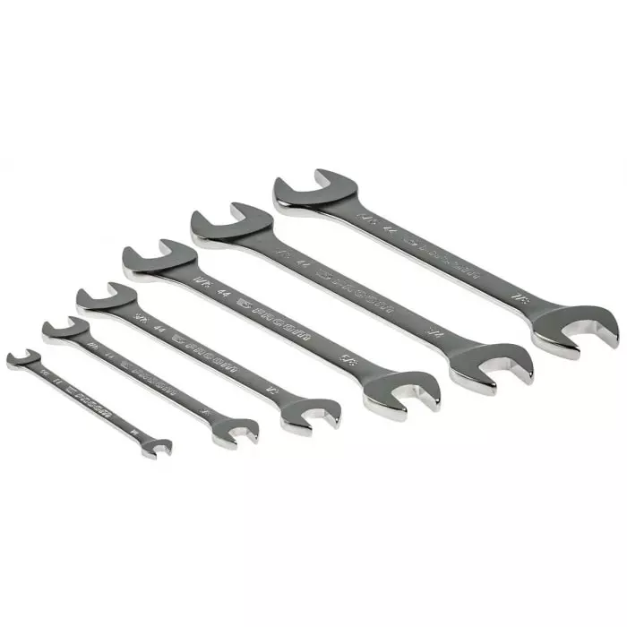 Facom 44.JU Series 6-Piece Spanner Set, 1/4 x 5/16 - 7/8 x 15/16 in, 44.JU6