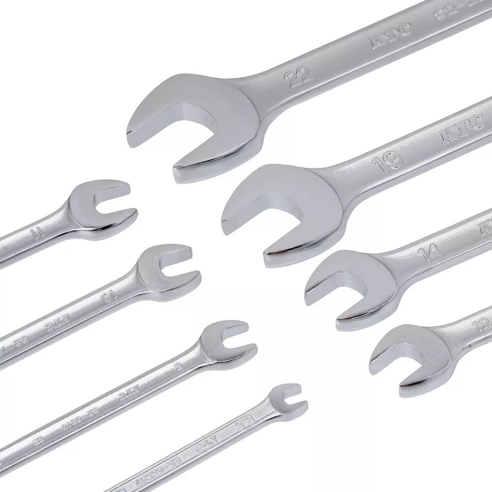 Ktc Open End Spanner Set 5.5x7 mm to 22x24 mm, TS208 (Pack of 8)