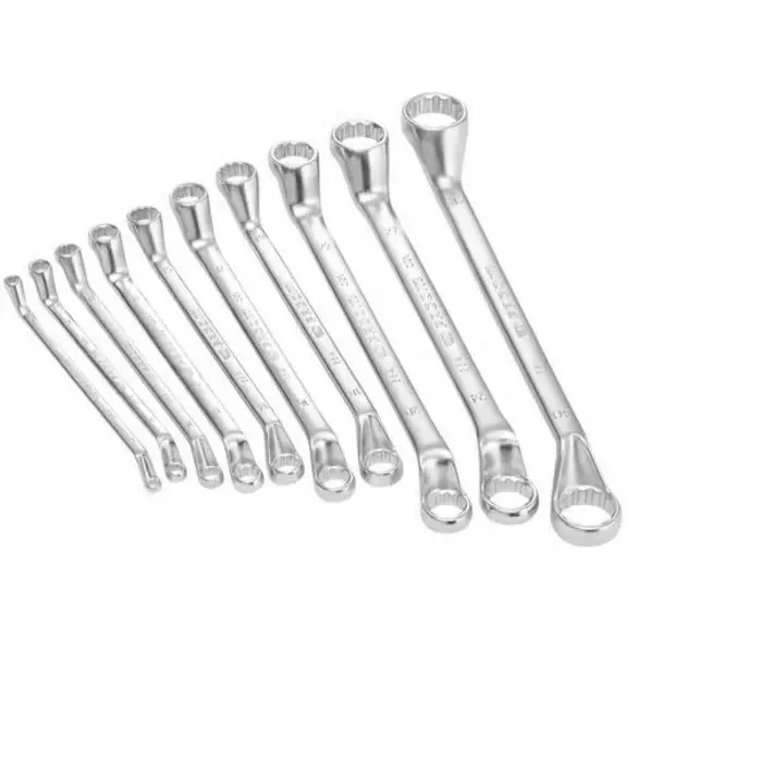 Facom 55A.JD Series 10-Piece Ring Spanner Set, 6 x 7 - 30 x 32 mm, 55A.JD10